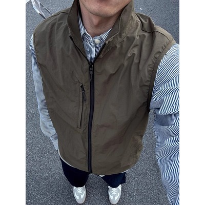 夏季户外防风防水马甲男女款背心
