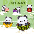 可爱熊猫布贴自粘款 饰贴免缝易粘 儿童衣服补丁贴刺绣贴DIY手工装