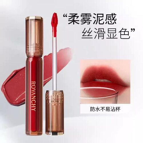 ROVANCHY洛梵诗丰唇多肽锁色唇霜唇釉正品防水不沾杯不掉色口红女