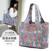 2024年新款 印花单肩休闲包 民族风小众手提包女防水牛津尼龙布韩版