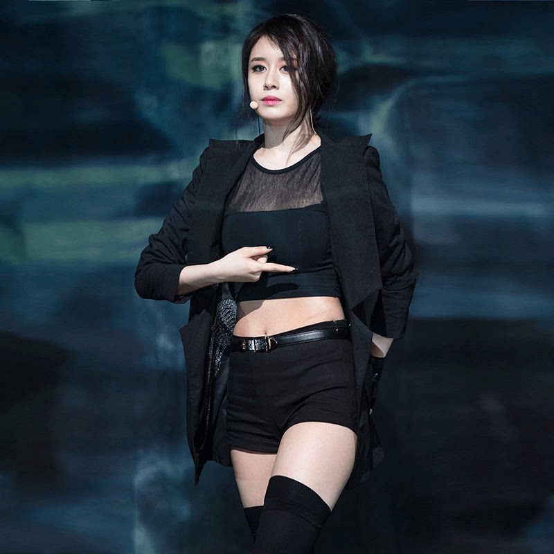 韩国明星朴智妍同款一分一秒爵士服女团成人爵士舞蹈演出服