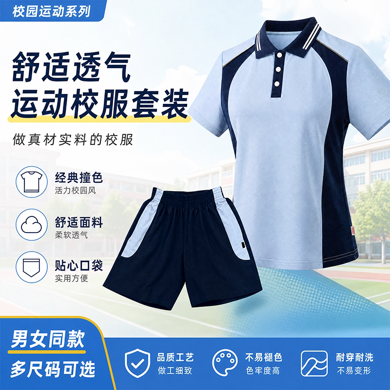 东莞校服小学初高中学生全市统一校服/园服