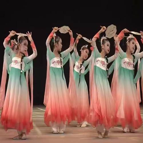 扇语春风长安三万里古典舞纱衣