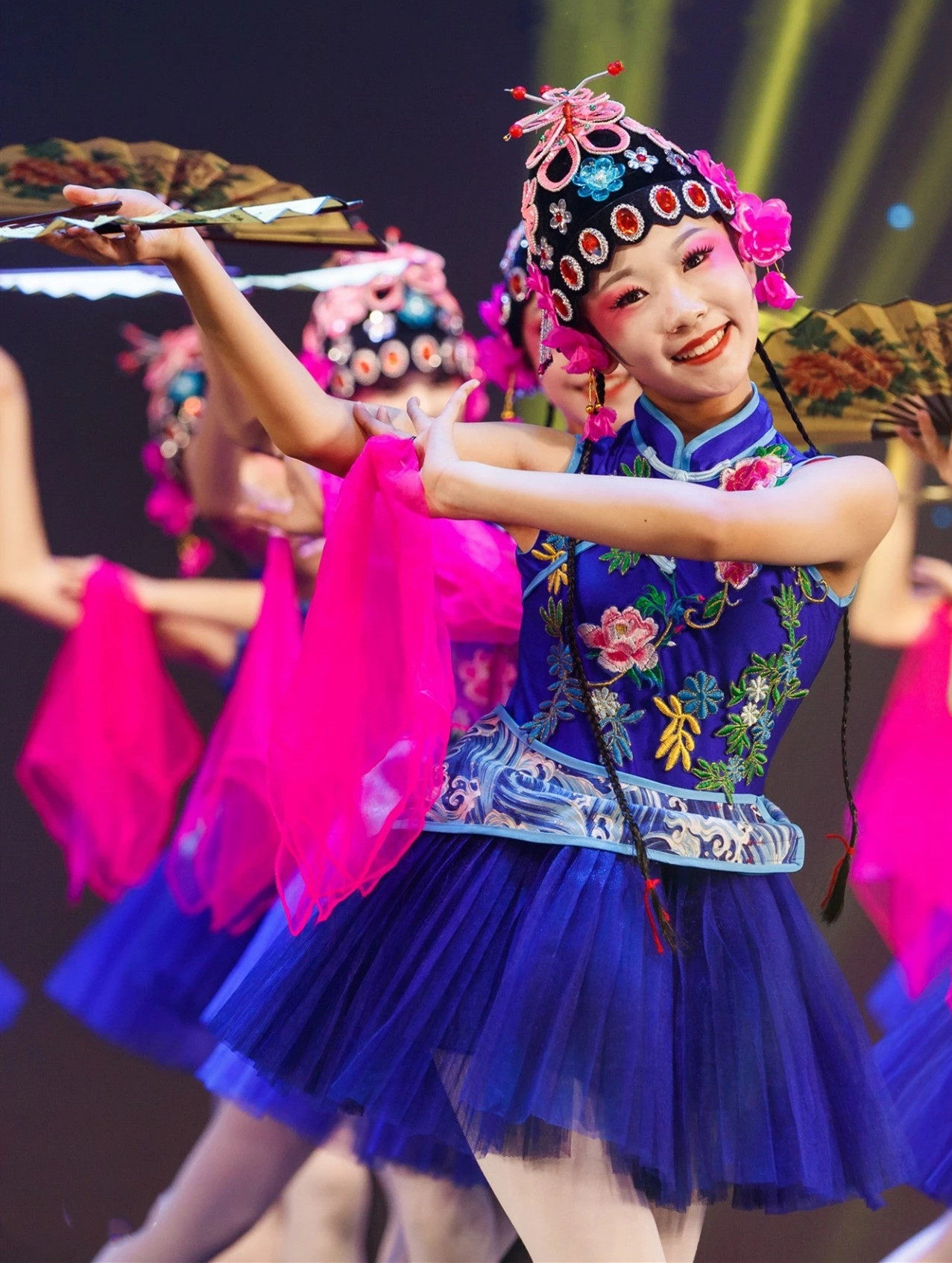 第五届小兰花奖我的新衣演出服儿童爵士舞中国风戏曲俏花旦融合风