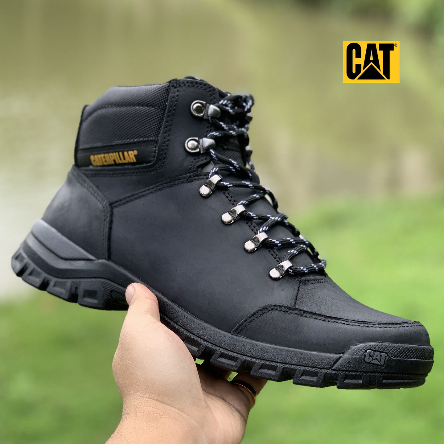 【升级款】CAT卡特真皮男鞋高帮