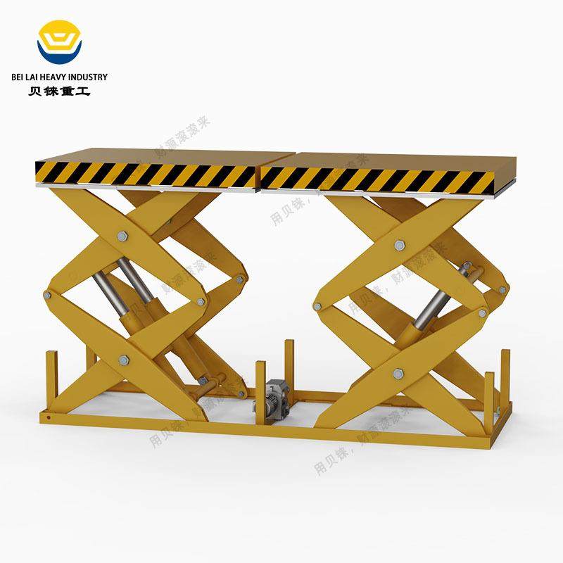 20吨双跨联动固定剪叉式升降平台电动液压同步升降剪叉式升降机,五金/工具,升降台,淘宝优惠券,粉丝福利购,淘宝优惠卷