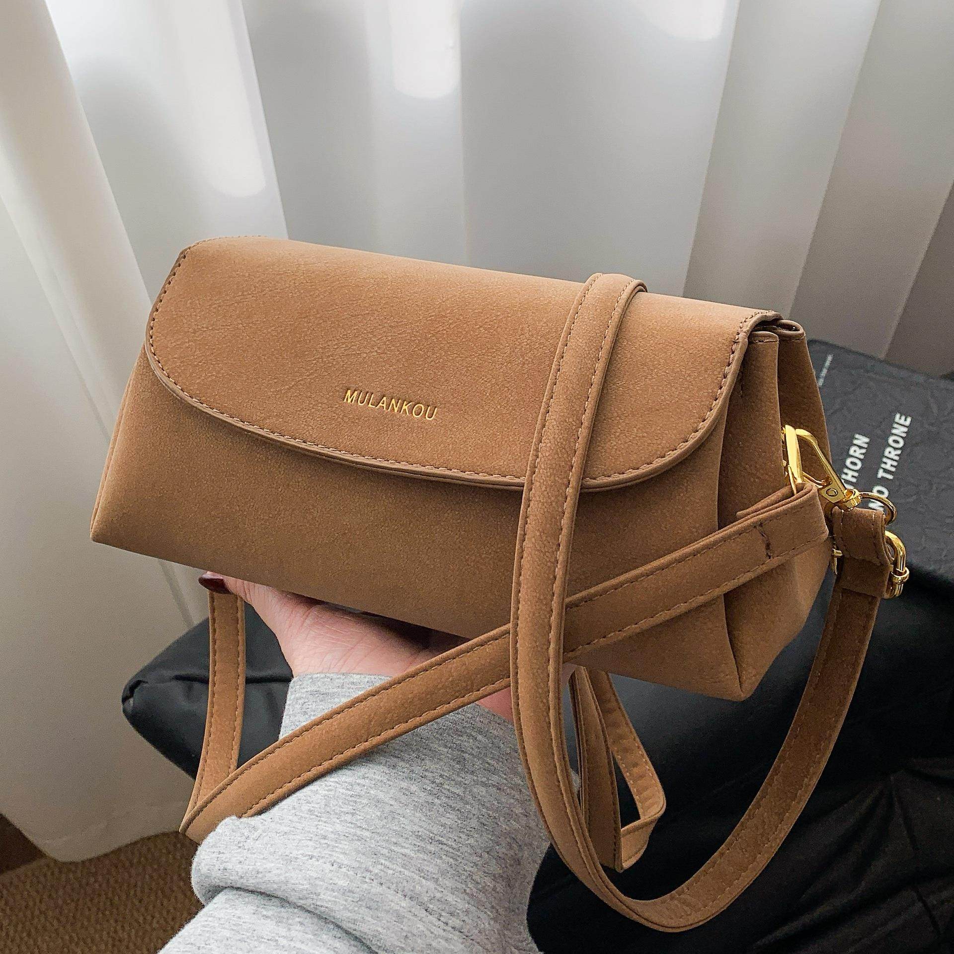 复古多隔层枕头包女2026新款复古潮单肩斜挎包小众设计磨砂腋下包,箱包皮具/热销女包/男包,单肩包,淘宝优惠券,粉丝福利购,淘宝优惠卷