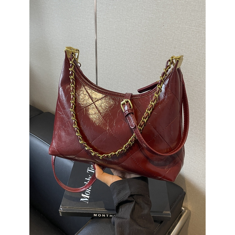 高级感菱格链条包女2025新