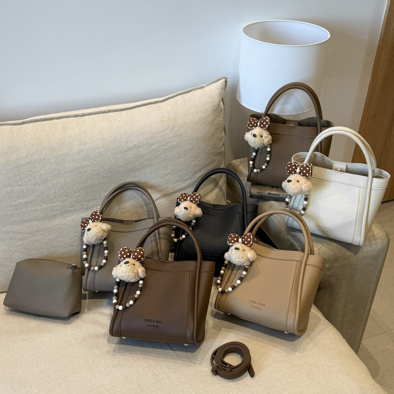 韩国小众手提菜篮包包女2026新款潮复古时尚水桶包百搭单肩斜挎包,箱包皮具/热销女包/男包,单肩包,淘宝优惠券,粉丝福利购,淘宝优惠卷