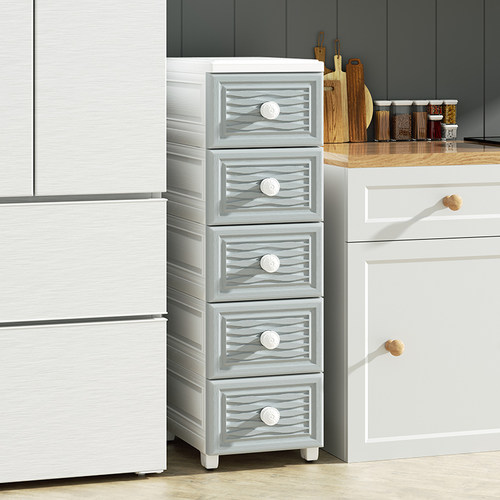 纳雅乐收纳柜PP材质夹缝抽屉柜