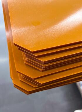 .厂家加工橘黄色胶木板 橘红色电木板 中级电气绝缘性酚醛 树脂板