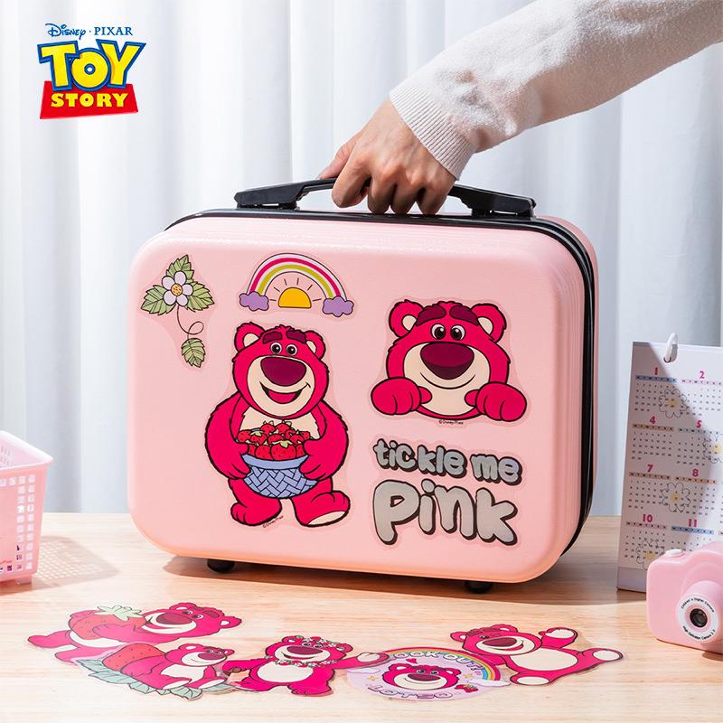 卡通贴纸pet切膜贴纸 可爱史迪仔草莓熊公主手账行李箱贴纸