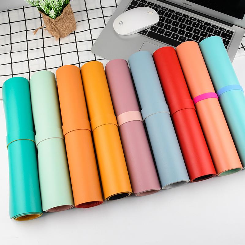 定制礼品桌垫可印图皮革瑜伽防水办公桌垫学生课桌书桌键盘鼠标垫