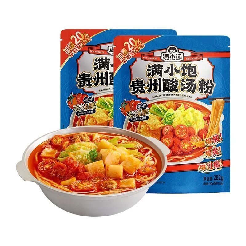 满小饱贵州酸汤粉282g*1袋