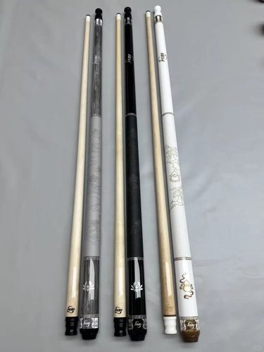 皮尔力同款极速01-03复刻一比一九球枫木大头杆中式黑八台球杆