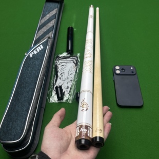 极速03新款葫芦娃复刻大头杆1/2分体枫木前节入门中式黑八台球杆