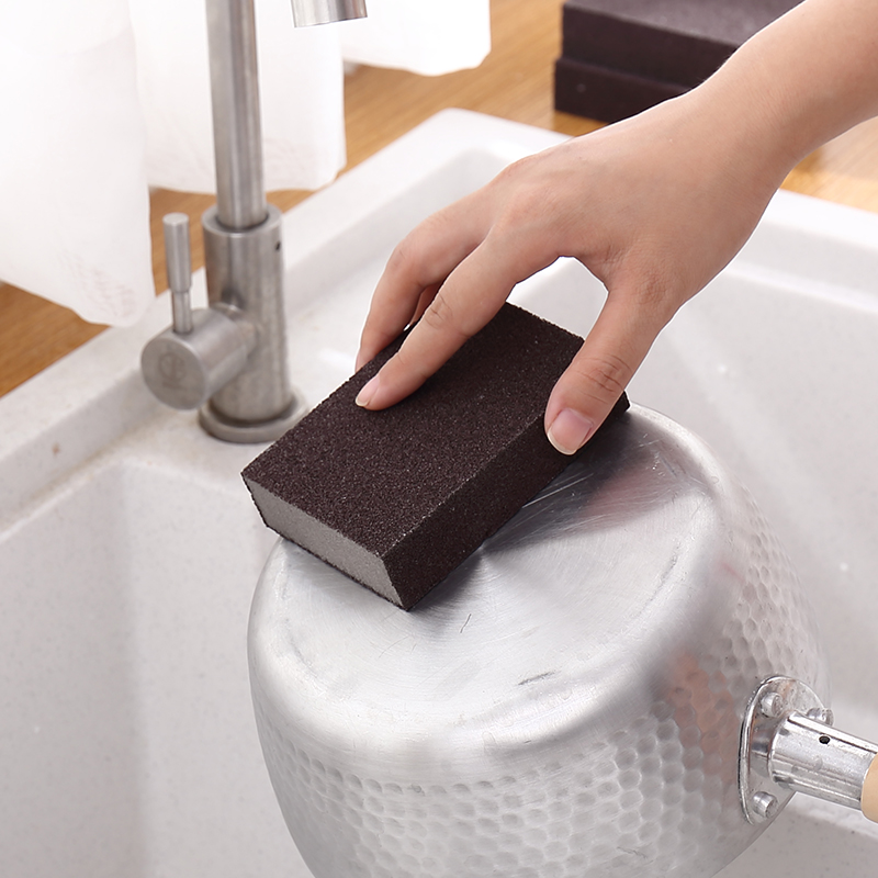 金刚砂海绵擦魔力擦家用厨房洗锅洗碗清洁去污洗锅底黑垢刷锅神器