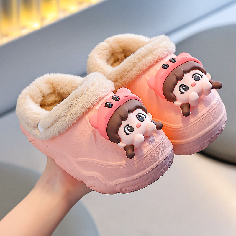 儿童棉拖鞋女防滑居家无异味冬季