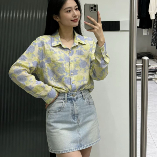 w397 YS1 燃燃夏上新轻奢优雅绝美气质显瘦度假风衬衫 不含下装