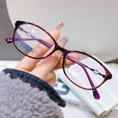 女士显年轻新款 超轻老光镜防蓝光中老年人可定制度数 老花眼镜时尚