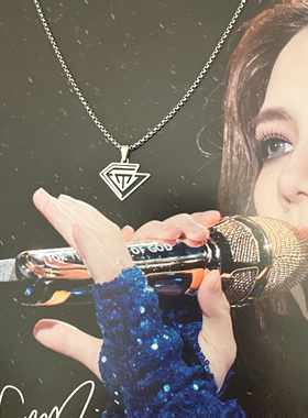 邓紫棋周边同款温州钻石项链GEM邓紫棋高级感小众冷淡风美式嘻哈