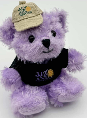 林俊杰JJ20演唱会周边同款Bear来迷你小熊大胖宝娃娃公仔挂饰玩具