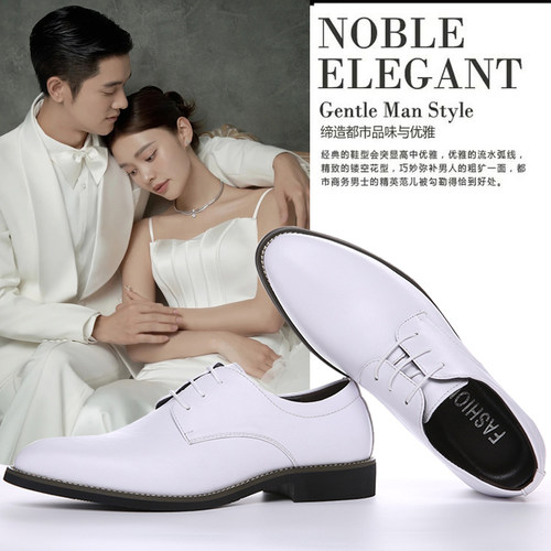 2026新郎结婚拍婚纱照小白礼鞋