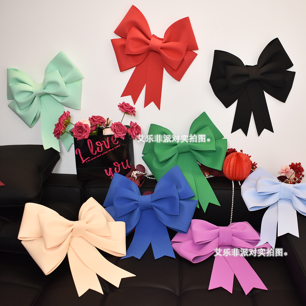 ins蝴蝶结装饰布置场景