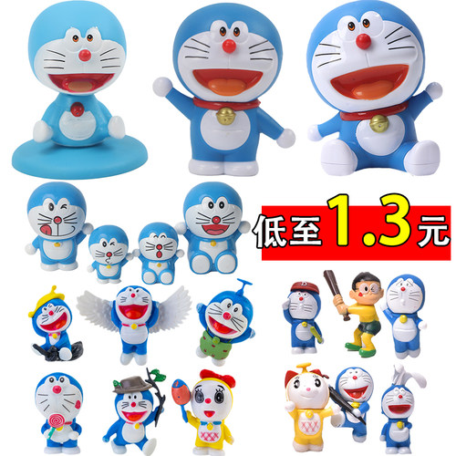 网红儿童哆啦a梦蛋糕装饰