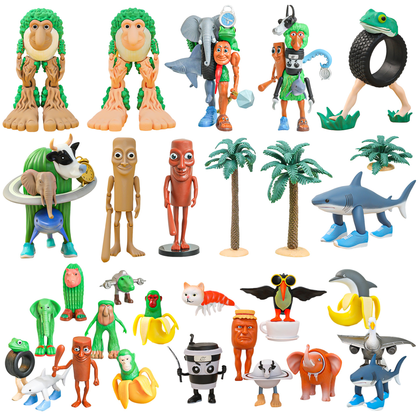 山海经融合国外版蛋糕装饰摆件