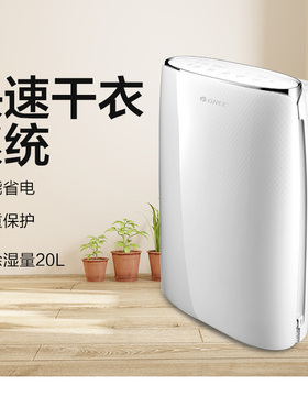 格力除湿机家用轻音吸湿器防潮干衣干燥机卧室地下室抽湿机DH20EF