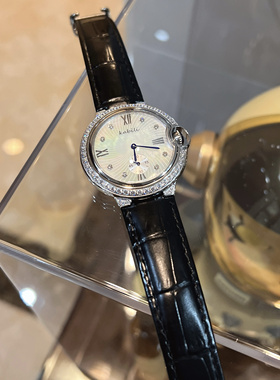 2026新款女表真皮网红石英时尚ins风小众流行钻石轻奢气质手表女