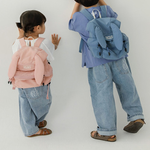 韩单Apricot Studios三色轻便防水儿童双肩包 兔子耳朵造型背包