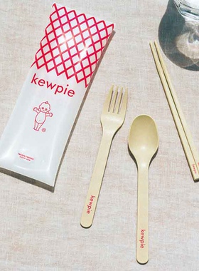 杂志附录 可降解餐具套装环保便携式筷子勺子叉子三件套便当餐具