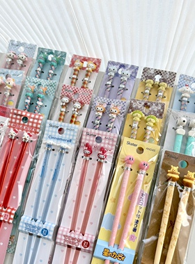 日本购 Skater三丽鸥十二生肖筷子 立体卡通人偶环保木筷21cm