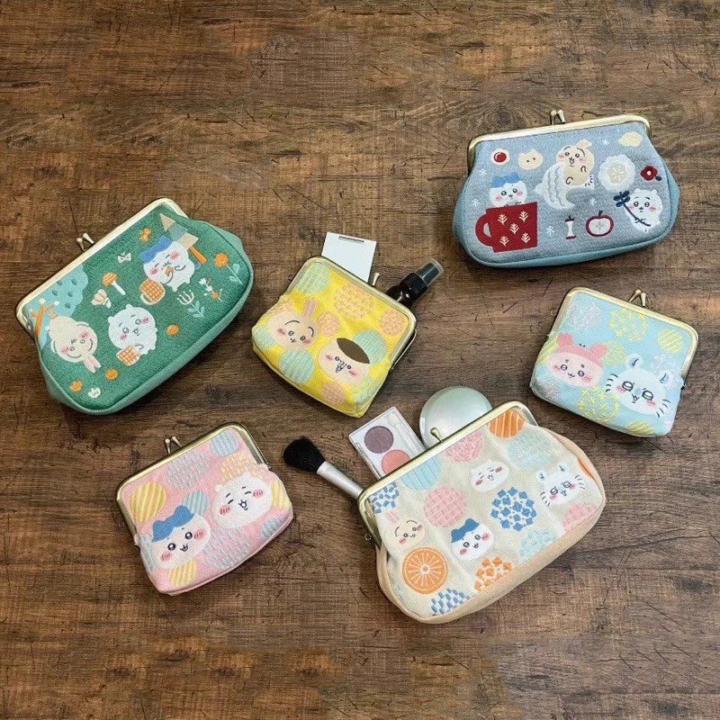 日系 吉伊小八乌萨奇飞鼠 重工刺绣口金包化妆收纳包零钱卡包,收纳整理,化妆包,淘宝优惠券,粉丝福利购,淘宝优惠卷