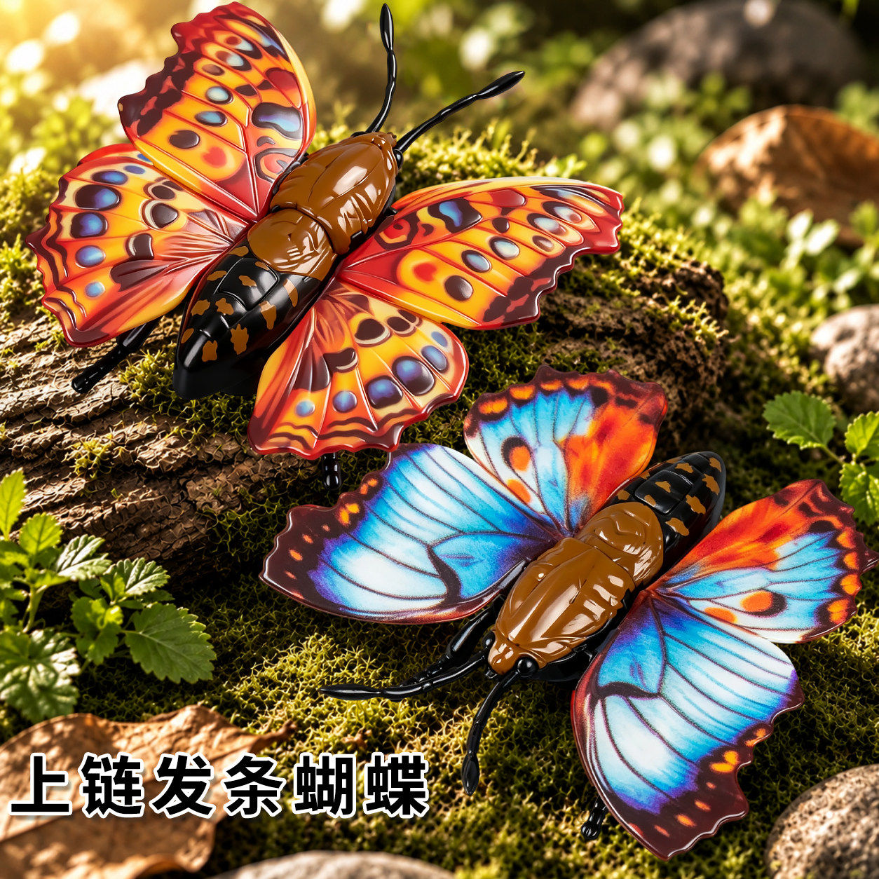 儿童益智学爬玩具上弦发条昆虫