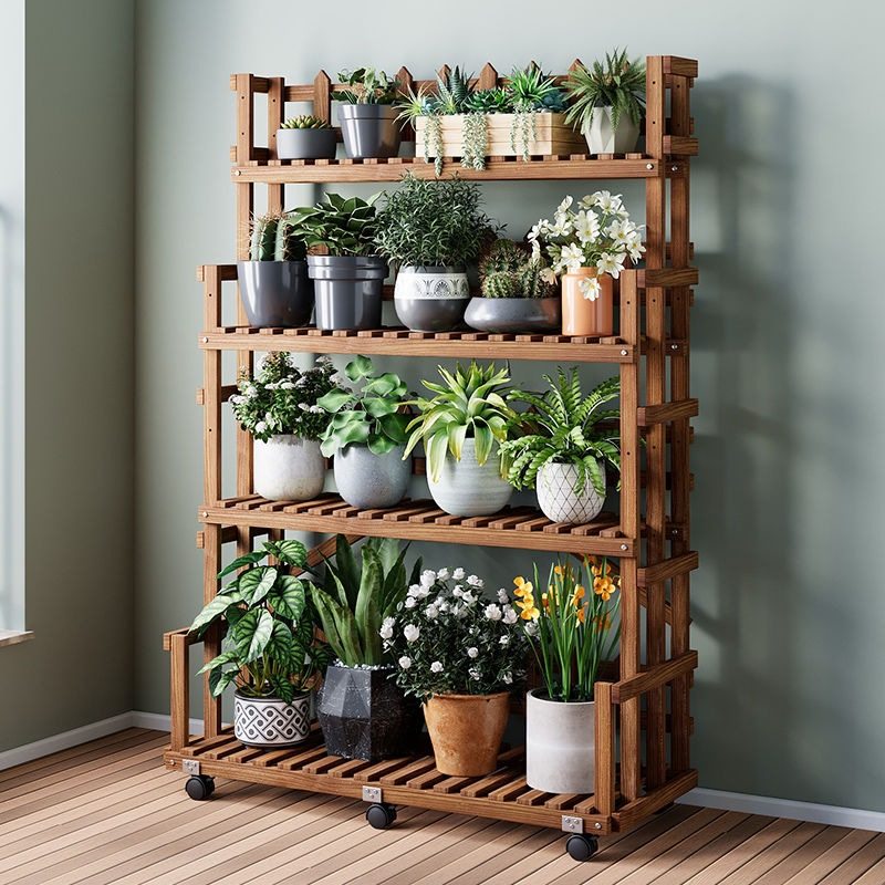 阳台实木可移动花架子置物架室内家用多肉绿萝落地面装饰花盆架,鲜花速递/花卉仿真/绿植园艺,花架,淘宝优惠券,粉丝福利购,淘宝优惠卷