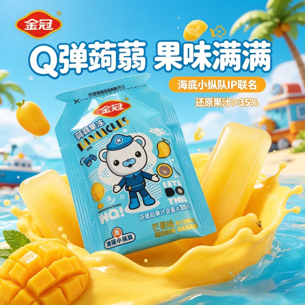 金冠散装蒟蒻果冻海底小纵队