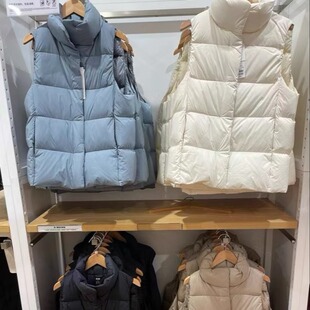 秋冬季立领羽绒马甲保暖背心马夹云感羽绒服女469900/461275