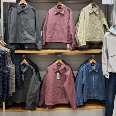 新款男装休闲拉链茄克底特律夹克工装翻领牛仔外套475681 476942