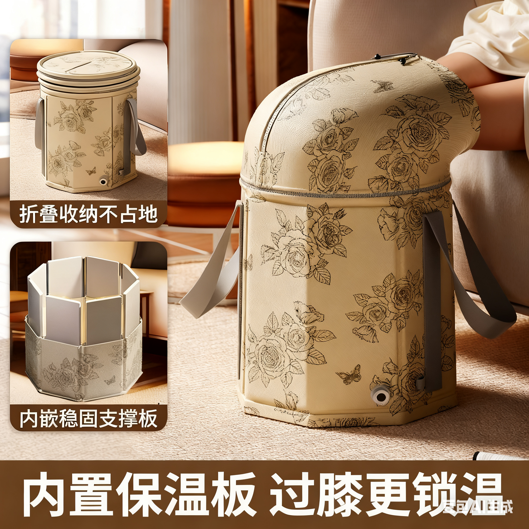 加厚便携旅行保温过护膝盖家用