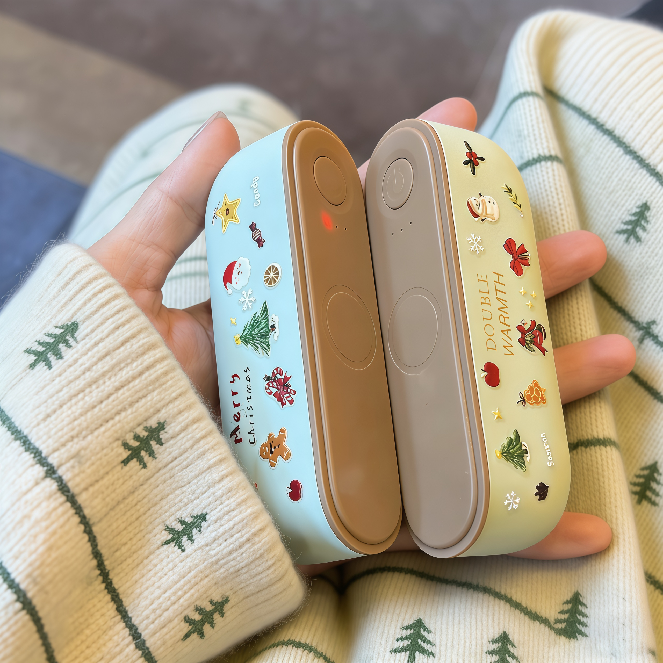 圣诞限定！磁吸分体式暖手宝