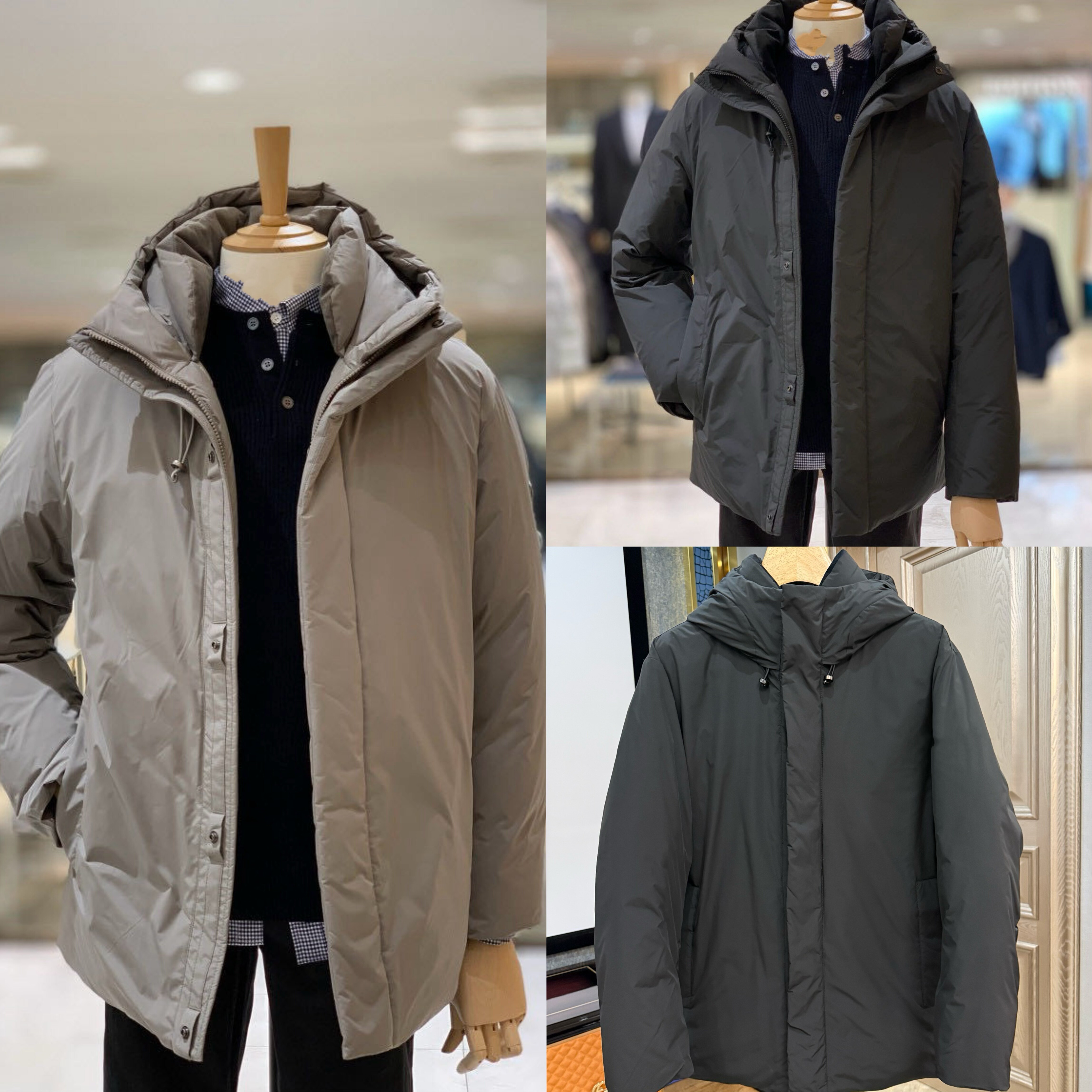 优雅绅士！25年冬款男士商务休闲中长款羽绒服外套 鹅绒服羽绒衣