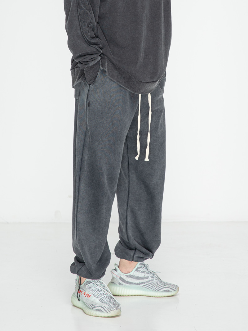 侃爷椰子百搭神裤yeezy运动宽松卫裤抽绳休闲束脚裤男女情侣潮