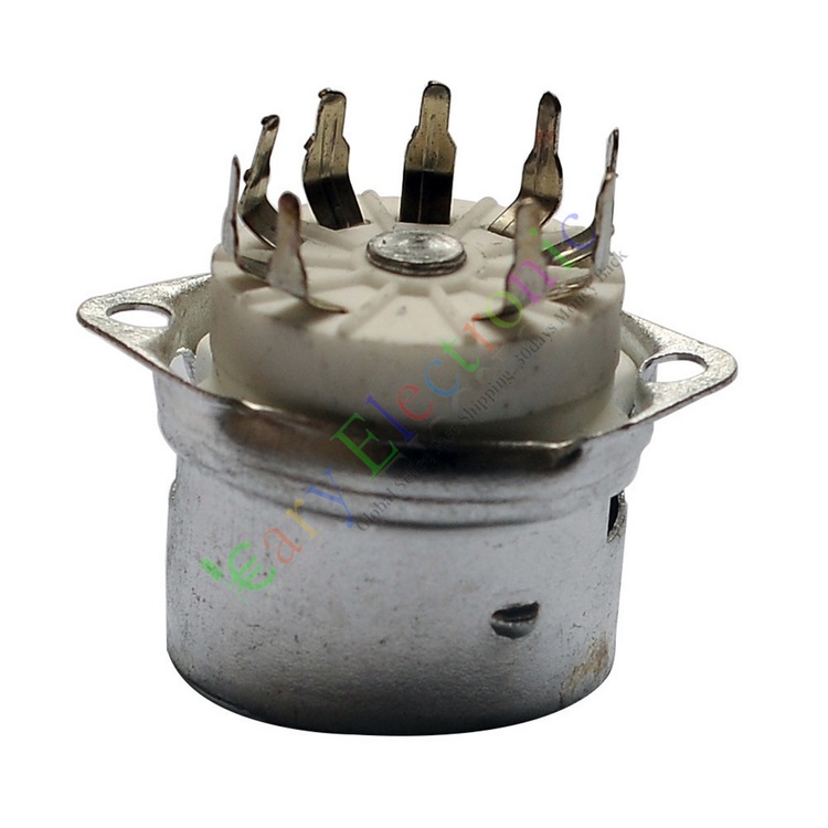 镀锡麟铜脚，PCB板安装用,适用于12AX7，12AT7，12AU7，ECC83，ECC82，6P1 6N1 6N2 6N3 6N11 6P14 E88CC 6922等