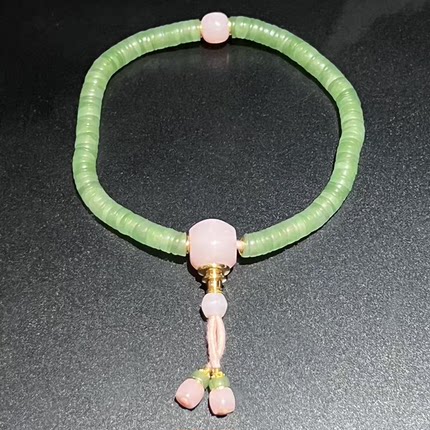 【luna与胖弟】LF-ZB1121-4 乌兰乌德果绿手串 多样性发其一