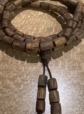 【luna与胖弟】XH-fzsc-0065-109 海南树心油白棋楠多圈手串