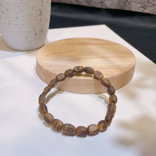 【luna与胖弟】QNG-1215001 海南留疤紫棋楠随型手串