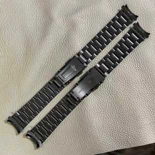 适配卡西欧手表黑色钢带EFR517 548实心不锈钢表带手表链 527